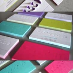 Los colores para tarjetas de presentacion para tu negocio
