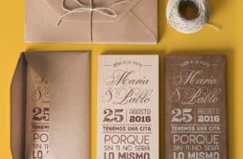 Unas tarjetas de bodas en español para diferentes estilos