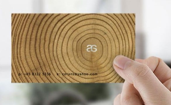 tarjetas de presentacion carpinteria con diseño