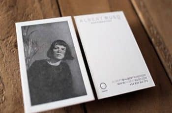 Las tarjetas de presentacion fotografos puro arte a la mano
