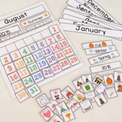 Los calendarios creativos para niños divertidos y originales