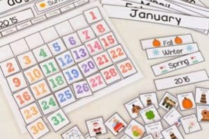 calendarios creativos para niños creativos