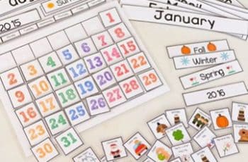 Los calendarios creativos para niños divertidos y originales