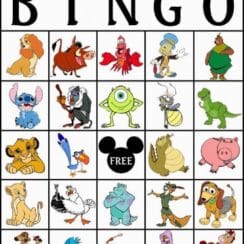 Unos cartones de bingo para niños para enseñar y divertir