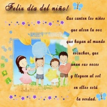 invitaciones para el dia del niño en español