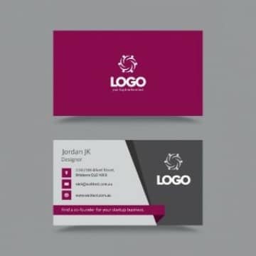 logos para tarjetas de presentacion para diseñador