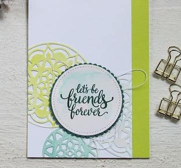tarjetas de amigas por siempre creativas