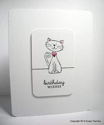 tarjetas de cumpleaños con gatos tiernas