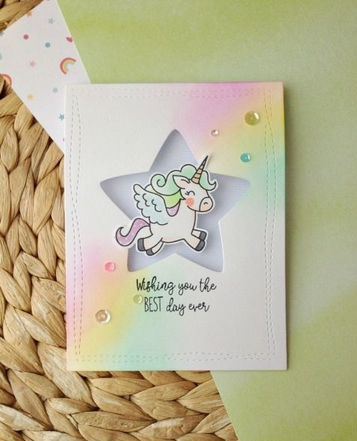 tarjetas de cumpleaños para niñas de unicornio