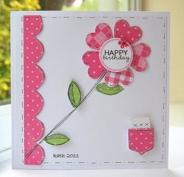 tarjetas de cumpleaños para niñas hecha a mano