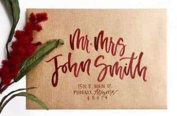 Mira unas letras para invitaciones de boda llenas de romance