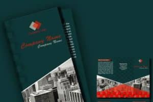 brochure de empresas constructoras modernos