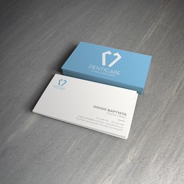 tarjetas de presentacion dentista minimalistas