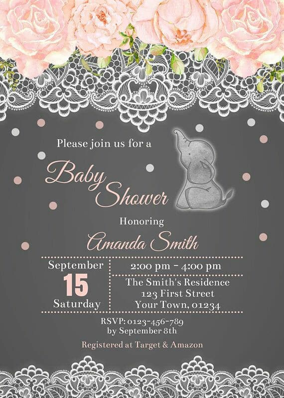 Diversos Disenos De Invitaciones Para Baby Shower