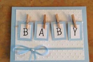 diseños de tarjetas para baby shower niño