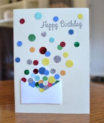 ideas de tarjetas de cumpleaños a mano