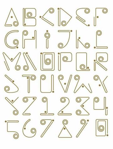 diseños de letras para carteles caligrafia moderna