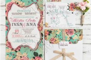 invitaciones de boda en español vintage