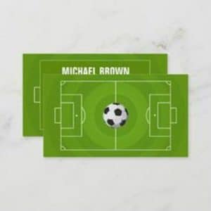 tarjetas de presentacion de futbol originales