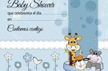 Geniales modelos de tarjetas para baby shower 2019