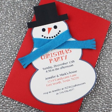 imagenes de tarjetas de invitacion navideñas