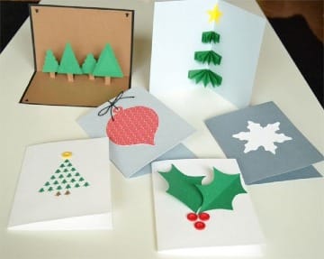 inagenes de tarjetas navideñas hechas a mano