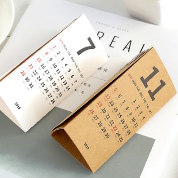 diseño de calendarios creativos reciclados