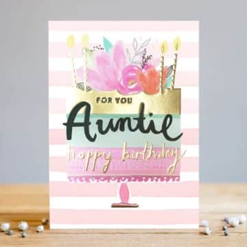 tarjetas de cumpleaños para una tia artistica