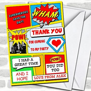 tarjetas digitales cumpleaños infantiles superheroes