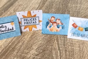 tarjetas de navidad con mensajes diferentes diseños