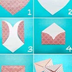 4 trucos para saber como hacer sobres para tarjetas y cartas