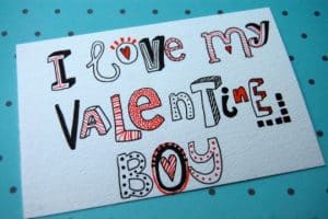 tarjetas de amor a mi novio tipografias