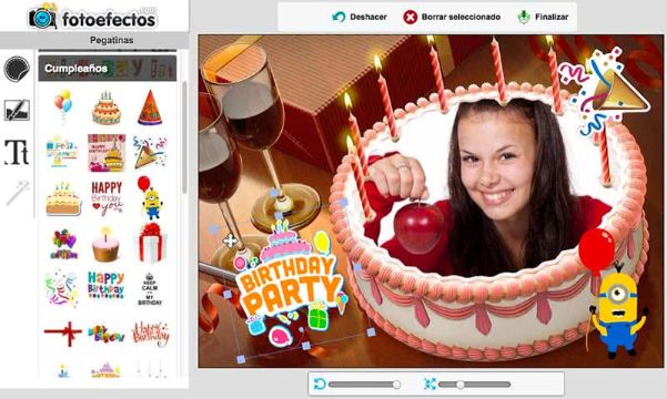 invitaciones virtuales de cumpleaños efectos