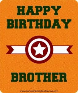 tarjetas de cumpleaños para hermanito superheroe