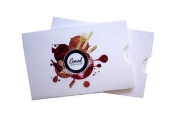 Ideas para tarjetas de restaurantes creativas 2 logos