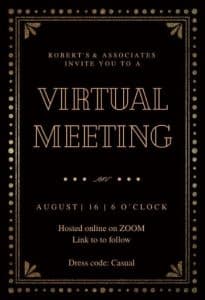 tarjetas de invitacion virtuales para eventos virtuales