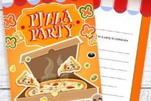 invitaciones para cumpleaños de niños comida favorita