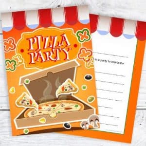 invitaciones para cumpleaños de niños comida favorita