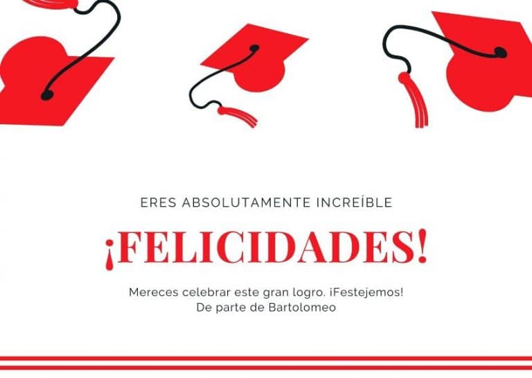 3 tipos de tarjeta de felicitaciones de grado digitales