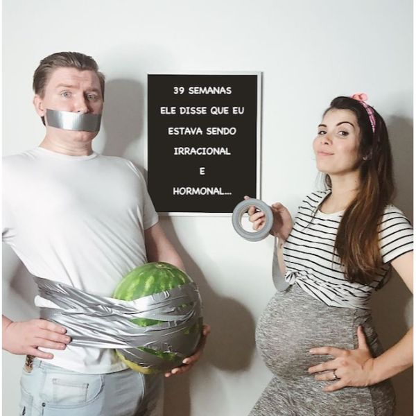 tarjetas para anunciar embarazo divertidas