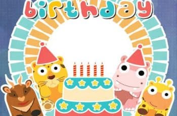 5 imagenes de cumpleaños para bebes para invitaciones