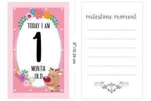 tarjetas para un bebe recien nacido de un mes invitacion reunion familiar
