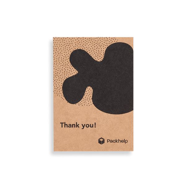 tarjetas de agradecimiento para clientes diseño original