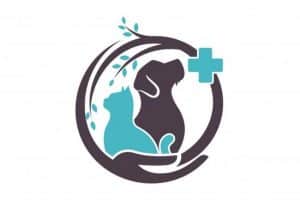 logos para tarjetas de veterinaria a tres tonos
