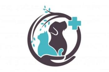 Creativos logos para tarjetas de veterinaria a 3 tonos