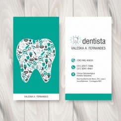 4 modelos de tarjetas de presentacion odontologos creativas