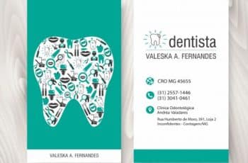 4 modelos de tarjetas de presentacion odontologos creativas