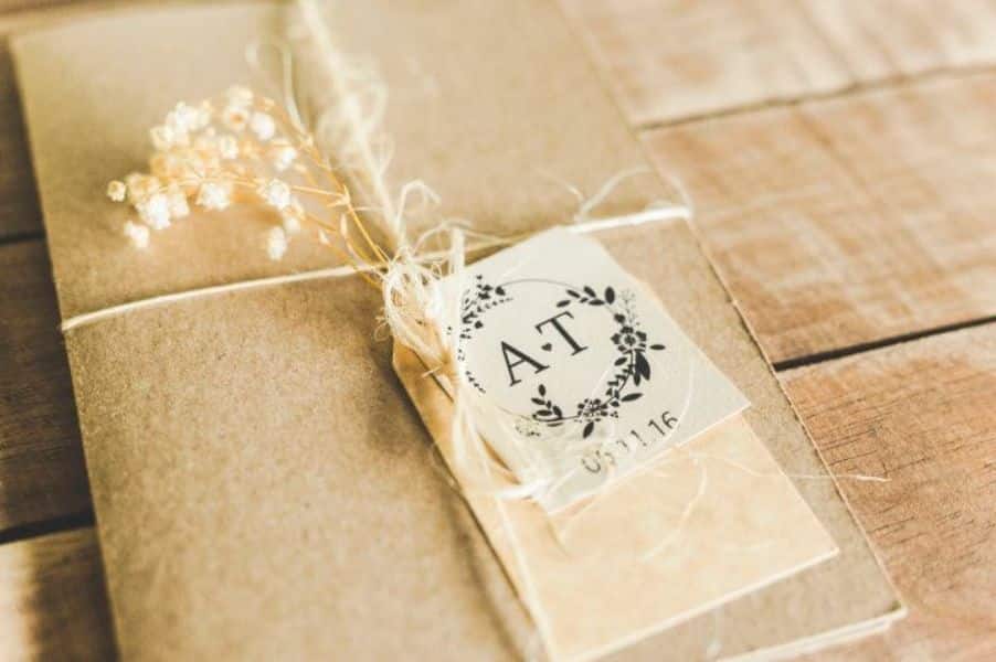 ideas invitaciones para boda vintage sobres combinaciones rusticas