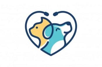 4 logos medicina veterinaria para tarjetas y documentos