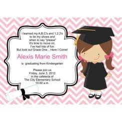 Creativas invitaciones para graduacion de kinder verano 2022